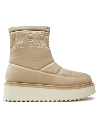 Botine femeie,  tesatura, bej,