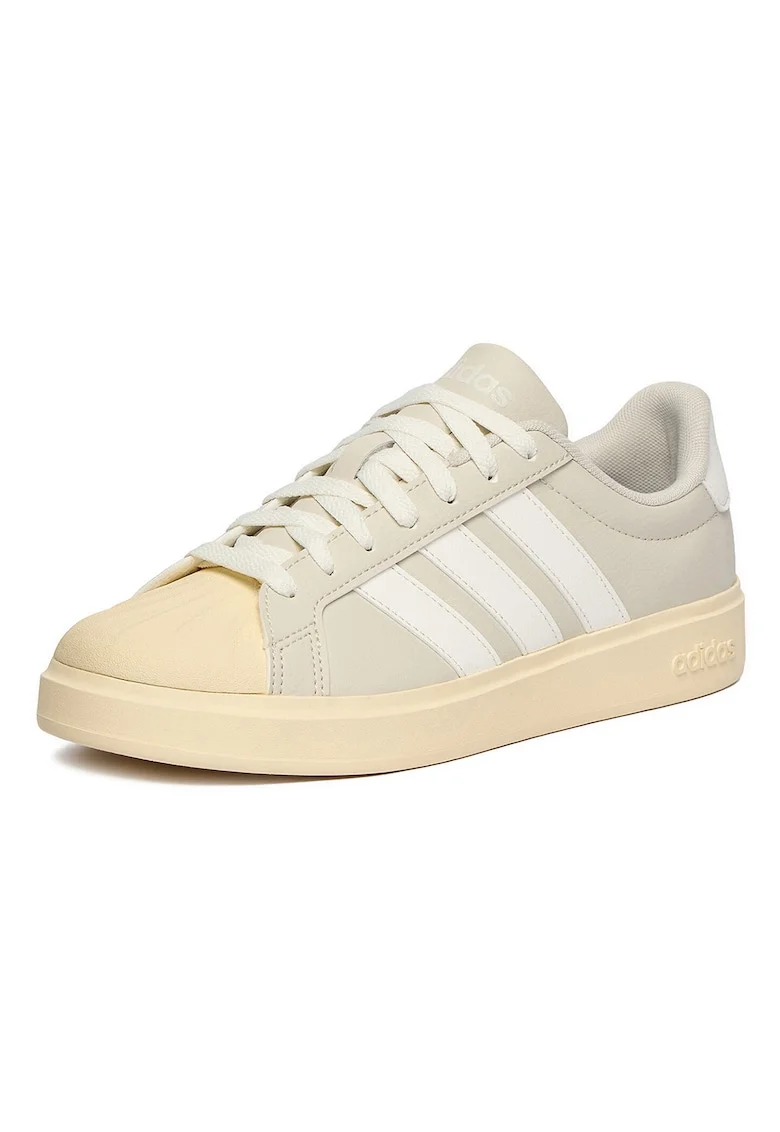 Tenisi unisex,  piele ecologica, alb, confortabili, stilati,