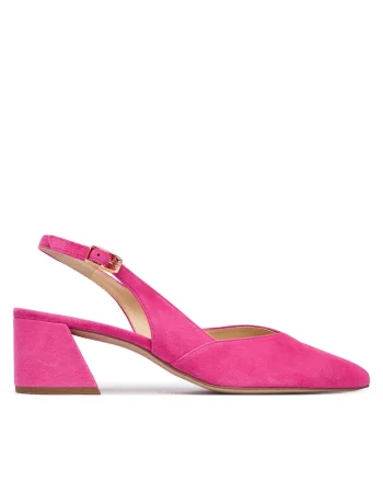 Pantofi dama, Hogl, cu toc clasic, roz, piele naturala