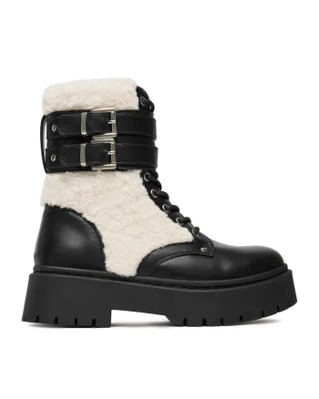 Pantofi dama,  material textil, negru,