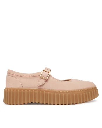 Pantofi  din piele naturala pentru dama, Roz