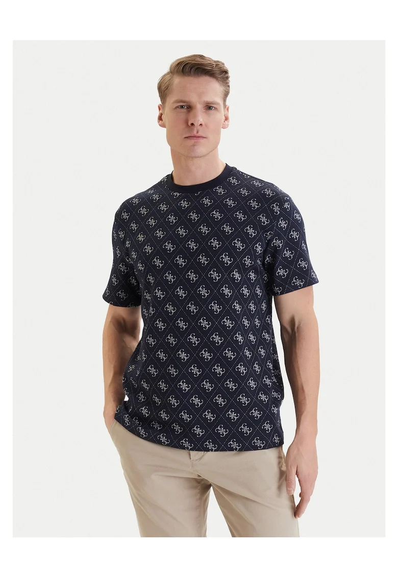 Tricou Barbati,  bleumarin, bumbac/poliester