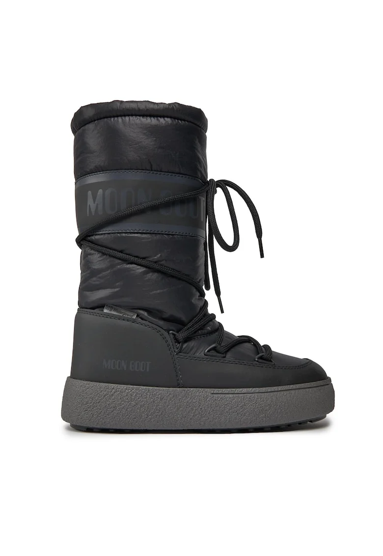Cizme de zapada dama,  piele ecologica, negru, design modern, protectie impotriva frigului,