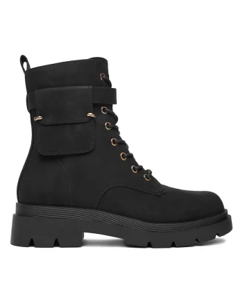 Pantofi de dama,  material textil, negru,