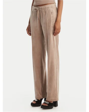 Pantaloni dama,  poliester, bej