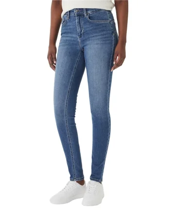Blugi dama,  slim fit, bleumarin, bumbac/lyocell