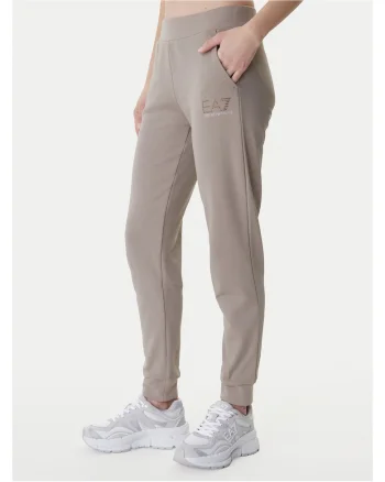Pantaloni dama,  bumbac organic, maro