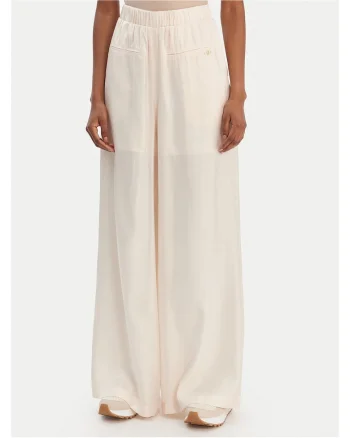 Pantaloni dama,  viscoza, bej