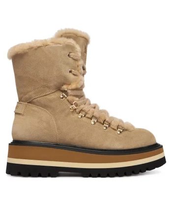 Ghete dama,  piele naturala, bej, eleganta, durabilitate,