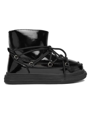 Cizme dama,  cizme de zapada, material sintetic, negru,