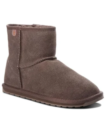 Cizme dama,  piele naturala, blana de merinos, maro,