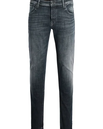 Blugi barbati, Jack Jones, gri, bumbac organic, Gri