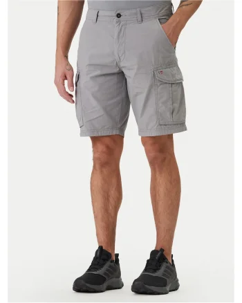Pantaloni scurti barbati,  gri, bumbac