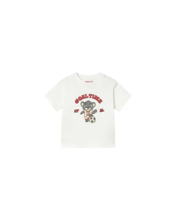 Tricou copii,  bumbac alb, Alb