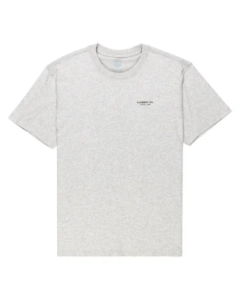 Tricou barbati,  gri, 100% bumbac organic,