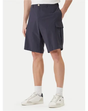 Pantaloni scurti barbati,  fermoar, bleumarin, poliamida/elastan,
