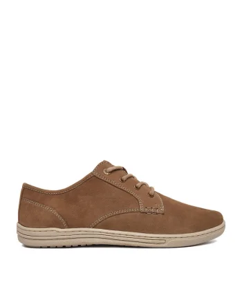 Pantofi barbatesti,  piele naturala, bej, confortabili