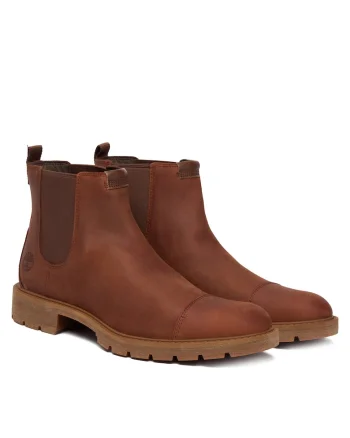 Ghete barbati,  piele naturala, maro, 41 EU,