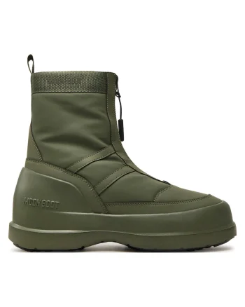 Cizme de zapada unisex,  material textil, verde,