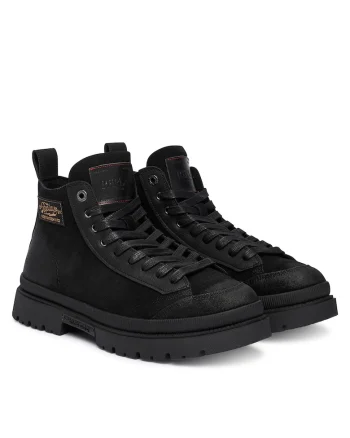 Pantofi barbat,  piele naturala, negru, 45 EU,