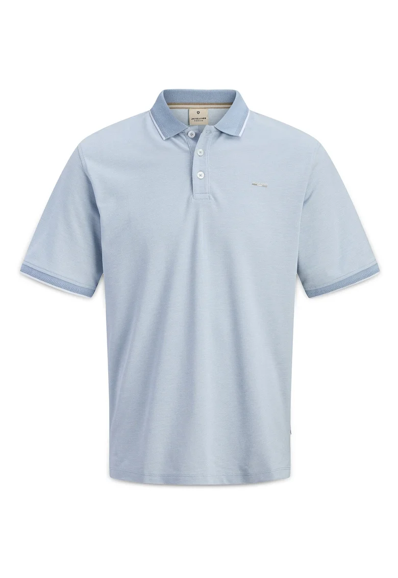 Tricou barbati,  bumbac organic si poliester reciclat, albastru, Albastru