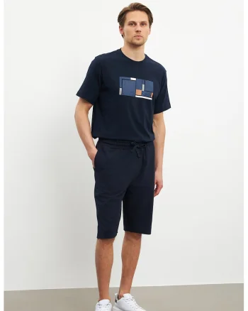 Pantaloni de trening cu buzunare laterale, Albastru ultramarin