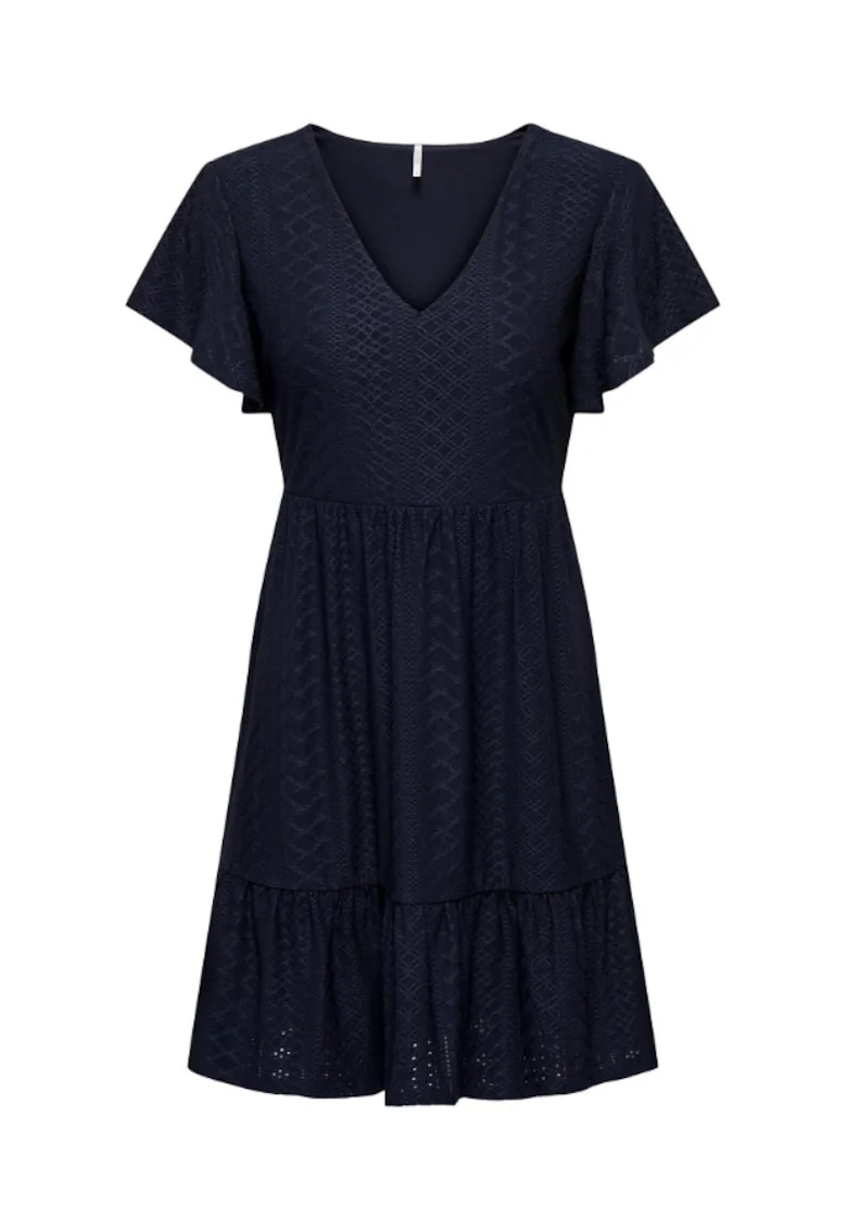 Rochie casual dama,  302088447, Poliester, Bleumarin