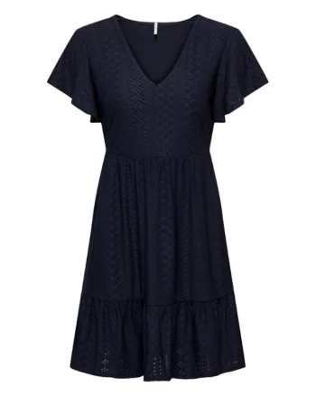 Rochie casual dama,  302088447, Poliester, Bleumarin