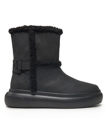 Cizme  negru, textil, Negru