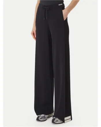 Pantaloni dama  tricotati viscoza, Negru