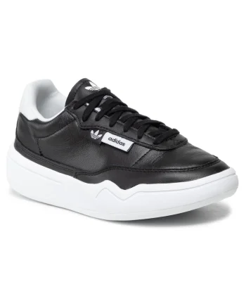 Tenisi dama, piele naturala, negru, Negru