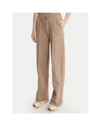 Pantaloni dama,  bumbac, bej, Bej