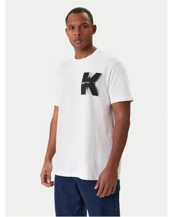 Tricou barbati,  bumbac, alb, Alb