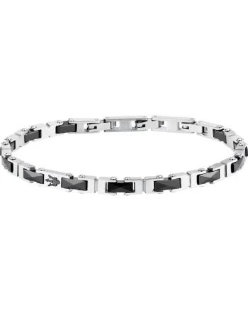 Bratara  JM226ATZ81, Argintiu, Negru