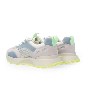 Pantofi sport din piele intoarsa cu garnituri