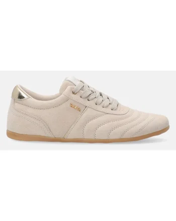 Pantofi sport uni low-cut din piele intoarsa