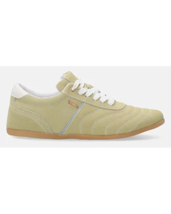 Pantofi sport din piele intoarsa cu cusaturi decorative