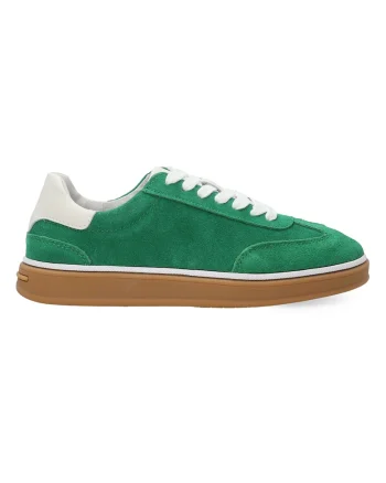 Pantofi sport din piele intoarsa cu varf rotund