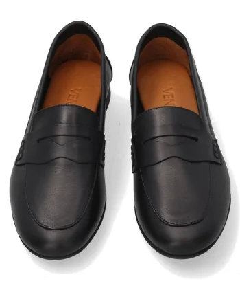 Pantofi loafer din piele naturala cu talpa joasa