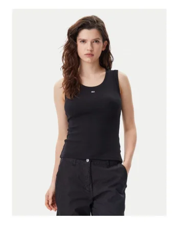 Top Damskie,  Czarny, 2XS