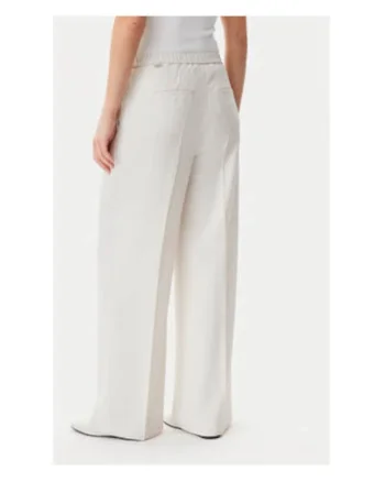 Pantaloni de stofa dama,  Gri, 97% poliester reciclat, 3% elastan,