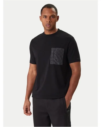 Tricou Barbati,  Bumbac, Negru, 95% bumbac, Negru