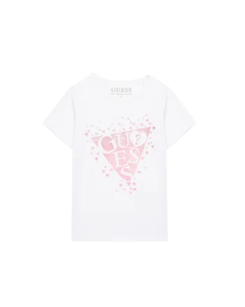 Tricou copii  alb bumbac organic, Alb