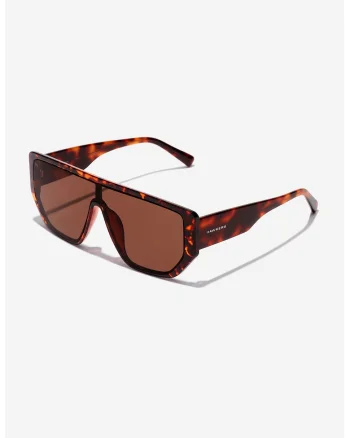 Ochelari de soare cu animal print, Rosu inchis