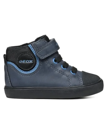 Ghete baieti  B461NC-0MEFU, Piele ecologica, Bleumarin