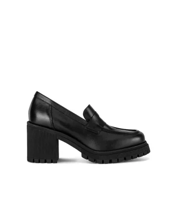 Pantofi dama,  590559, Piele naturala, Negru,