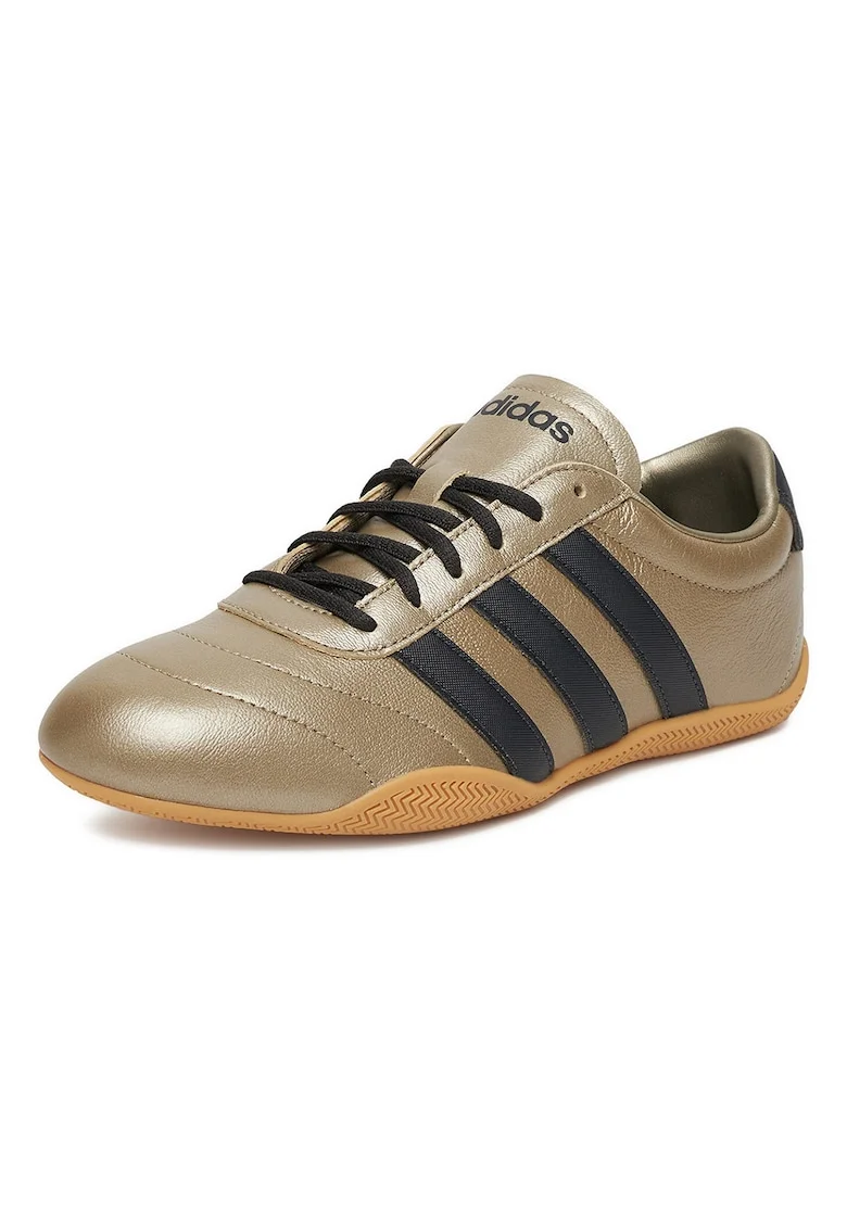Tenisi dama,  piele naturala, auriu, stil sportiv, Auriu