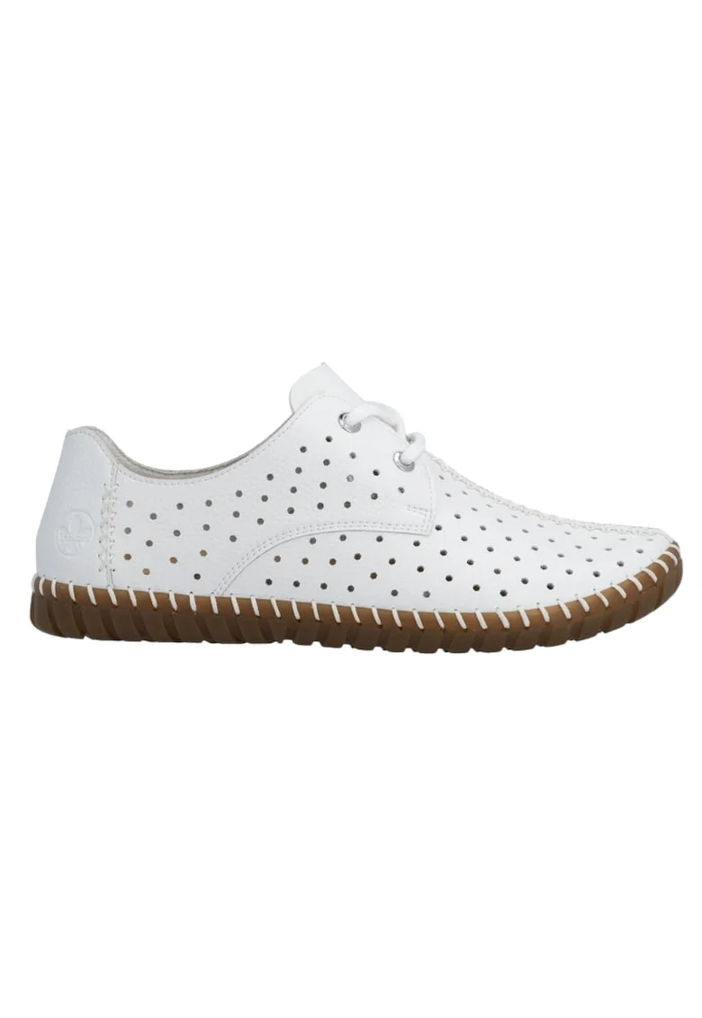 Tenisi dama,  ANTISTRESS, M2801-80 alb, piele naturala, Alb