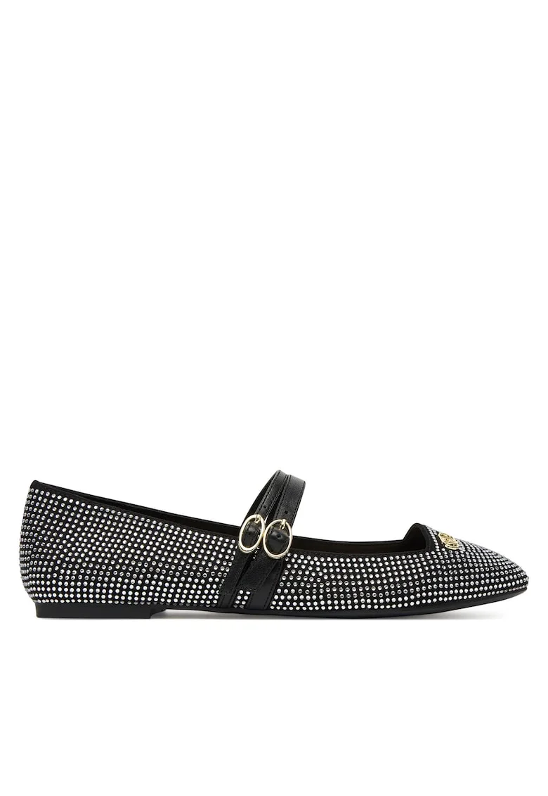 Balerini dama,  negru/argintiu - 659875, Negru/Argintiu