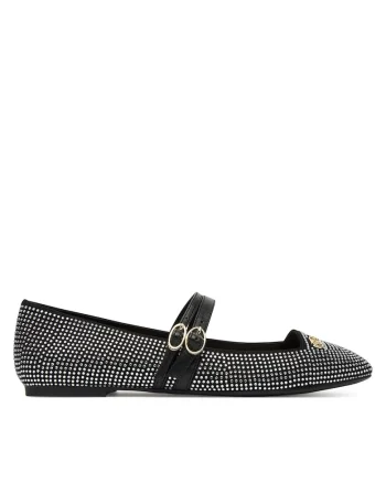Balerini dama,  negru/argintiu - 659875, Negru/Argintiu